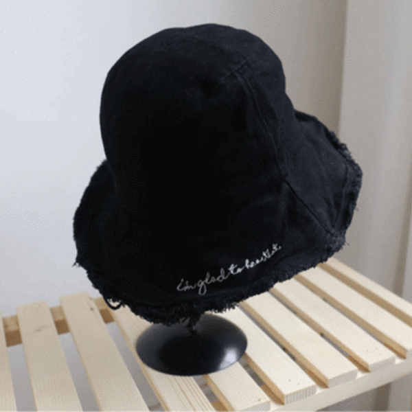 빈티지 레터링 벙거지 모자